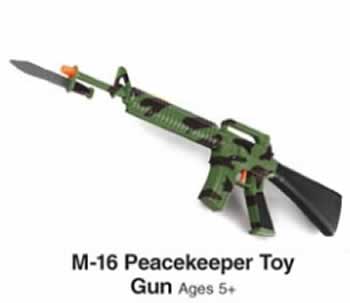 M-16 Peacekeeper Toy Gun