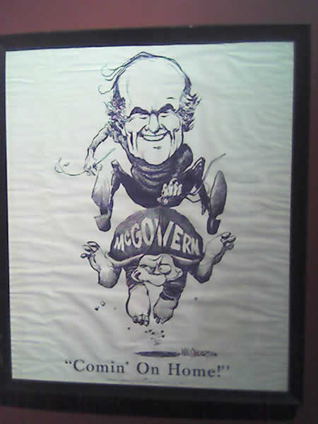 1972 McGovern campaign poster from Oregon