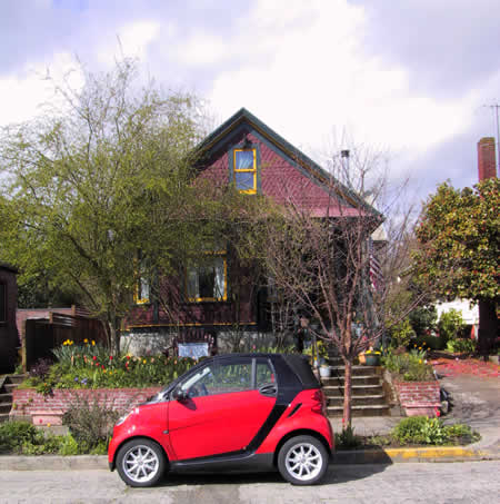 smart car's first day at home