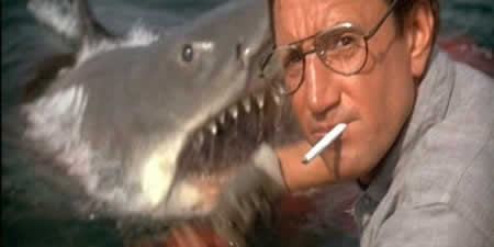 Roy Scheider meets 'Bruce'